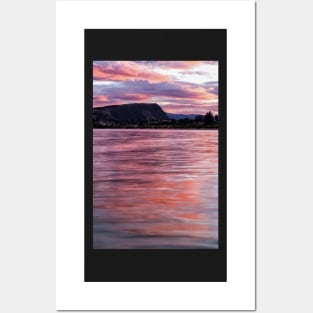 Lake Wanaka in Pink Posters and Art